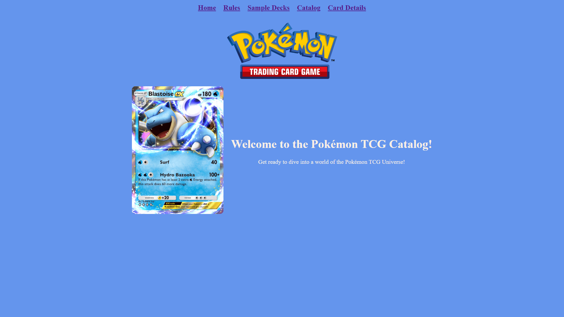Screenshot of Project HTML and CSS