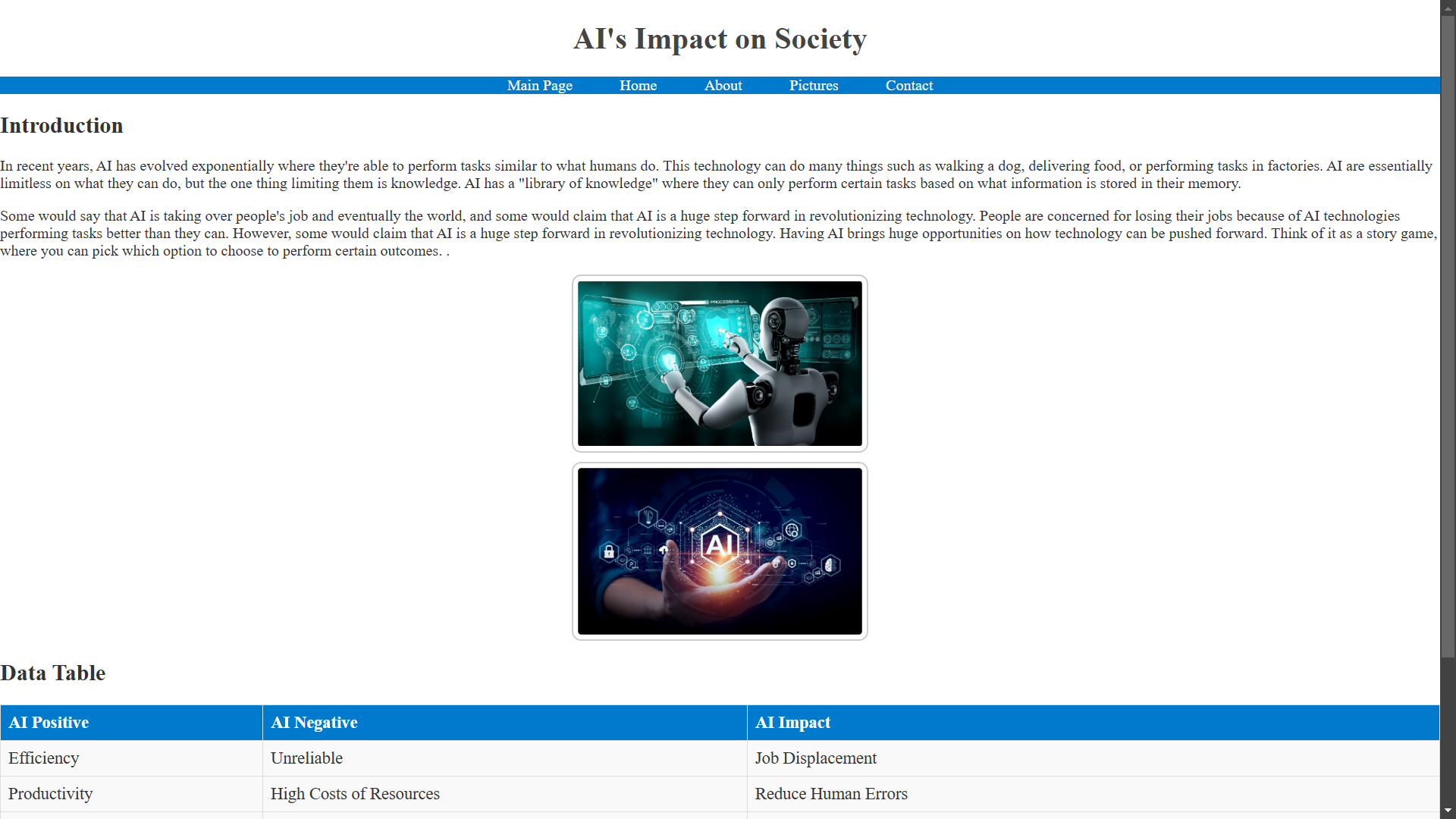 Screenshot of Assignment 2
