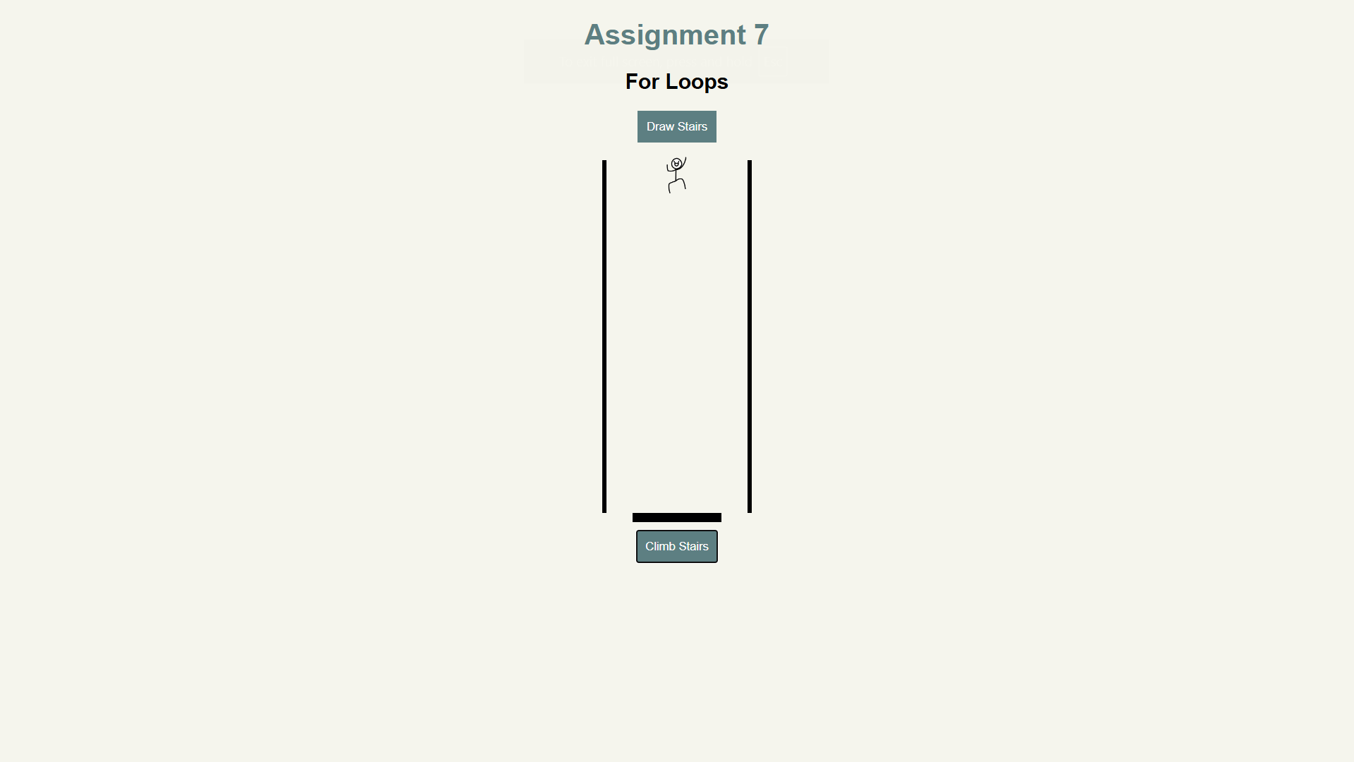 Screenshot of Assignment 7